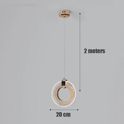 Lámpara colgante LED DecorBites™ para comedor, restaurante, bar, lámparas decorativas artísticas