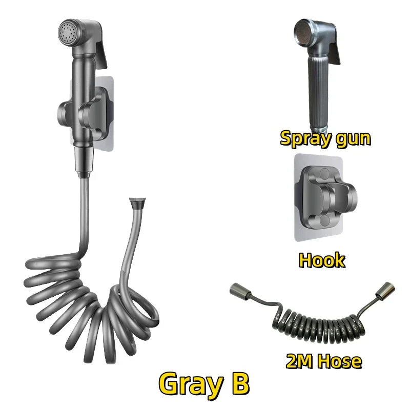 DecorBites™ High Pressure Bidet Sprayer Set - Toilet Hygienic Shower Bathroom Accessories