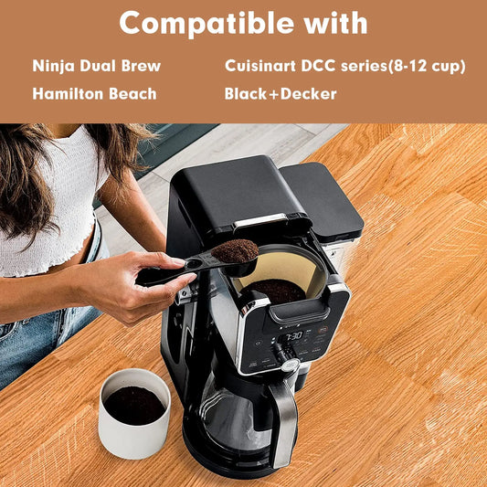 Filtros cónicos DecorBites™ para cafetera Ninja Coffee Bar: filtros cónicos reutilizables n.° 4