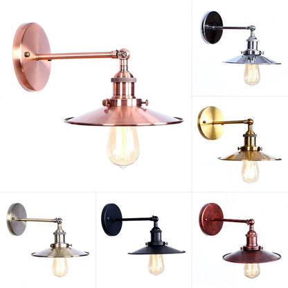 Decorbites™ Industrielle Vintage Wandlampe in Silber/Roségold für Schlafzimmer und Wohnzimmer