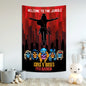 Guns N Roses Band Wall Tapestry - Decobites Music Room Decor Art Piece