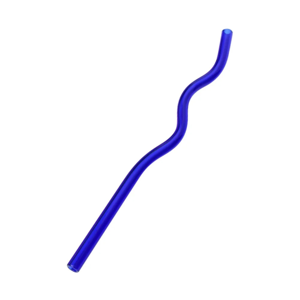 DecorBites™ Glass Straws Set - Eco-Friendly Reusable Colorful Drinking Tubes