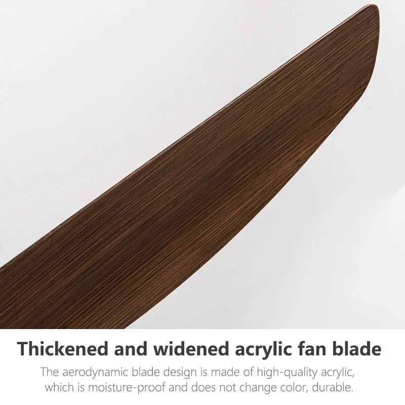 DecorBites™ 58-Inch Black Ceiling Fan with Remote Control for Commercial Use