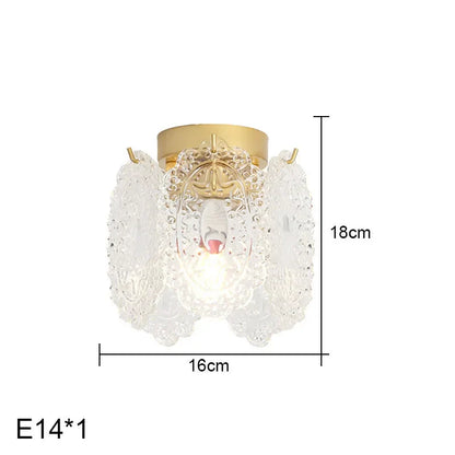 DecorBites™ Carved Glass Pearl Chandelier for Dining Room, Living Bedroom, Study, Balcony - LED Pendant Lighting