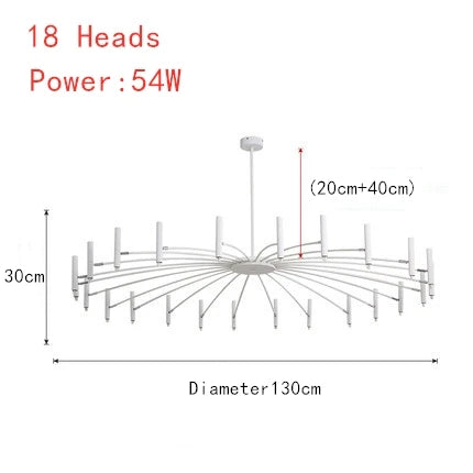 DecorBites™ Gypsophila LED Ceiling Pendant Lamp for Indoor Living Dining Bedroom Lighting