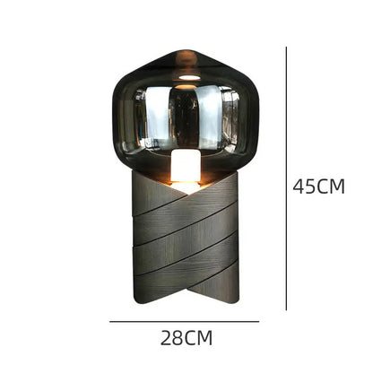 Lámpara DecorBites™ Creative Resin N823: Lámpara de pie de cristal moderna y minimalista para la habitación de los niños