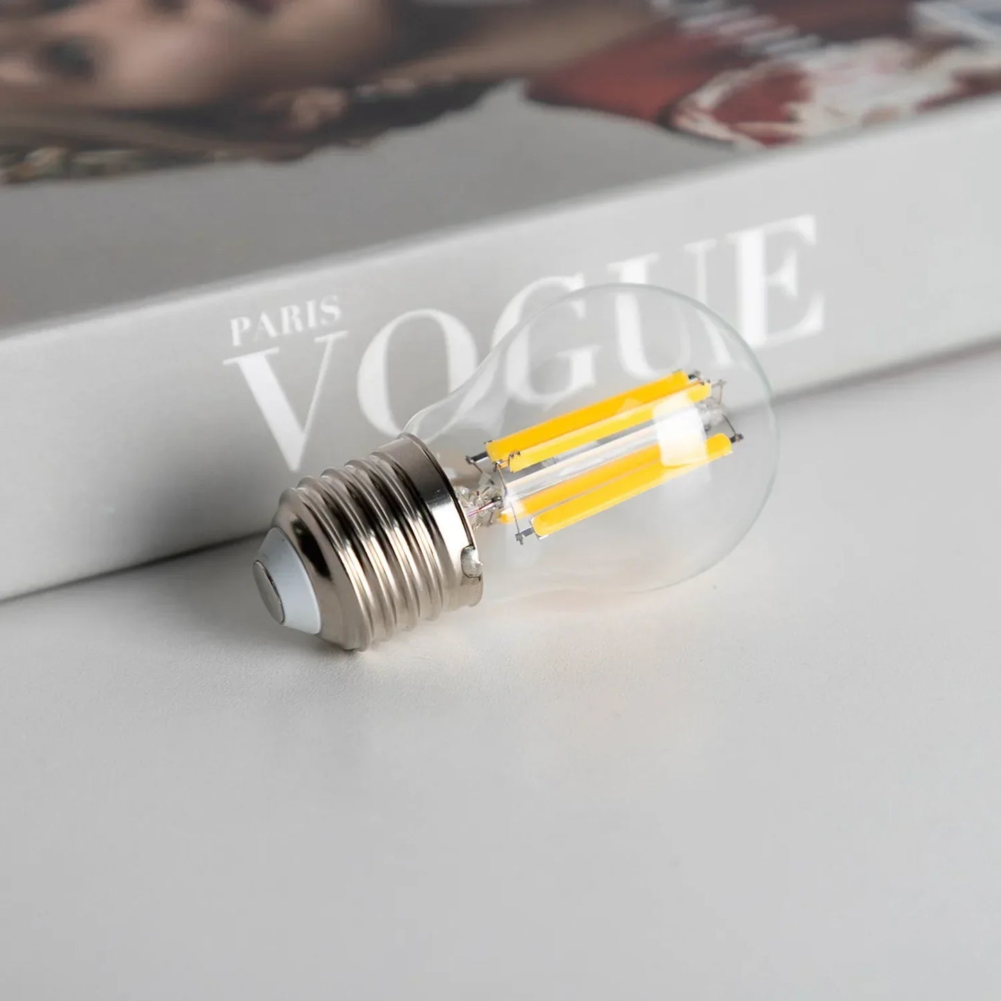 Bombillas de filamento LED DecorBites™ G45 E27 6.5W Bombillas de vidrio ultrabrillantes de alto lumen