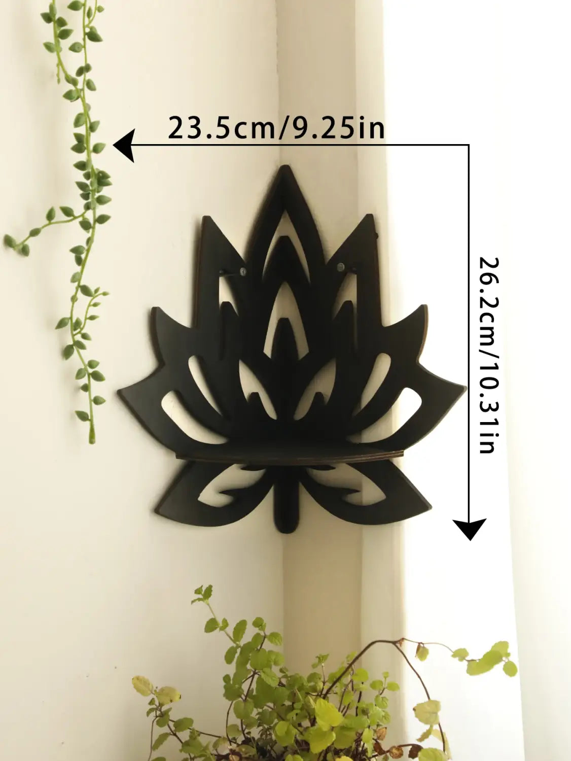 DecorBites™ Lotus Floating Wall Shelf - Multi-Style Home Decor