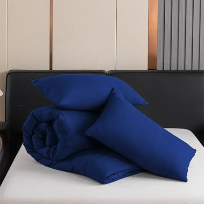 طقم لحاف DecorBites™ المبطن لجميع المواسم - لحاف بمقاس كوين وكينج مع أغطية وسائد