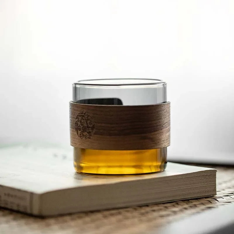 Decorbites™ Japanisches Glas-Teetasse hitzebeständiger Meisterbecher Haftasschenbecher für zu Hause