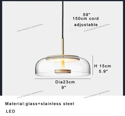 DecorBites™ Clear Glass Table Lamp – Luxury Desk Light for Home Decor & Study