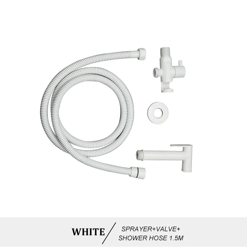 DecorBites™ Brass Bidet Spray Kit with Portable Valve for Bathroom Anus Shower