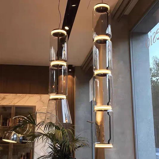 DecorBites™ Glass LED Pendant Light - Stylish and Modern Illumination for Various Spaces