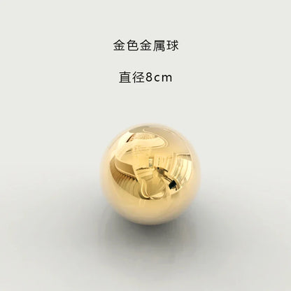 DecorBites™ Gold Ball Wall Hanging Ornaments Spherical Crafts Room Decor Display Pendants