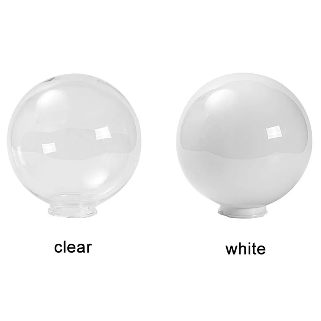 Weiße und klare Acryl-Rundkugel-Lampe für die Beleuchtung im Außenbereich des Gartens