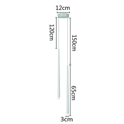 DecorBites™ LED Minimalist Pendant Lamp - Black/White for Bedroom, Dining, Coffee Shop Lighting