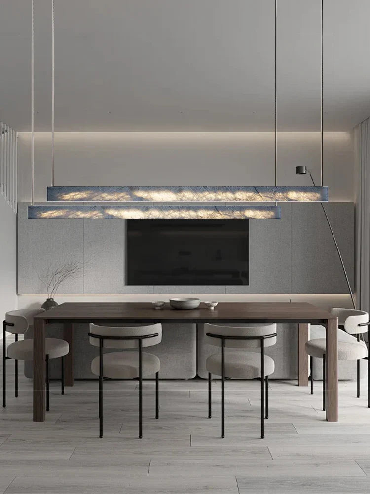 DecorBites™ 2025 Marble Design Pendant Light - Dimmable LED Office Bar Decor