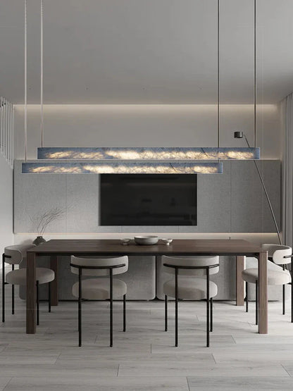 DecorBites™ 2025 Marble Design Pendant Light - Dimmable LED Office Bar Decor