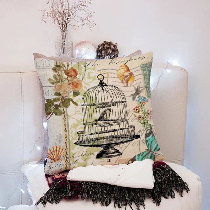 وسادة DecorBites™‎ بلون الخوخ مقاس 45×45 سم لغرفة المعيشة والأريكة والسرير والكرسي والمكتب