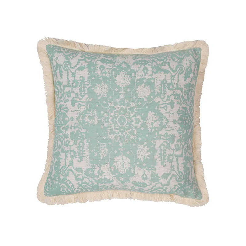 غطاء وسادة DecorBites™‎ من القطن والكروشيه ومسند الظهر القطني للأريكة وديكور المنزل