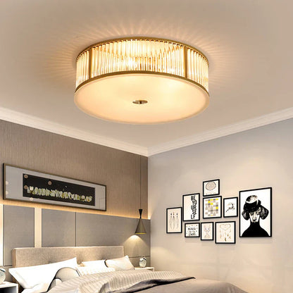 DecorBites™ Crystal LED Ceiling Lamp for Luxury Living Room and Bedroom Lighting