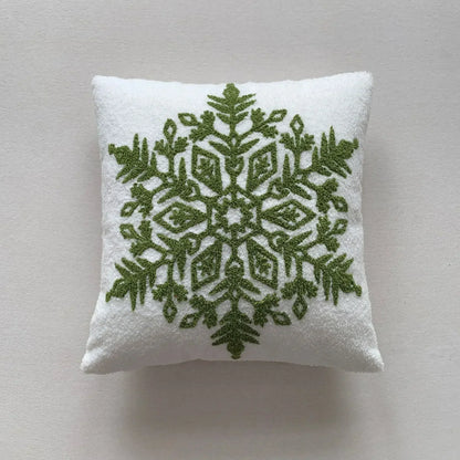 DecorBites™ Christmas Cartoon Embroidered Pillow Covers for Festive Sofa Decor