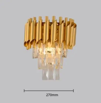 ثريا LED معدنية باللون الأسود الذهبي من DecorBites™ لغرفة المعيشة وغرفة الطعام بتصميم عصري لامع من الكريستال المعلق