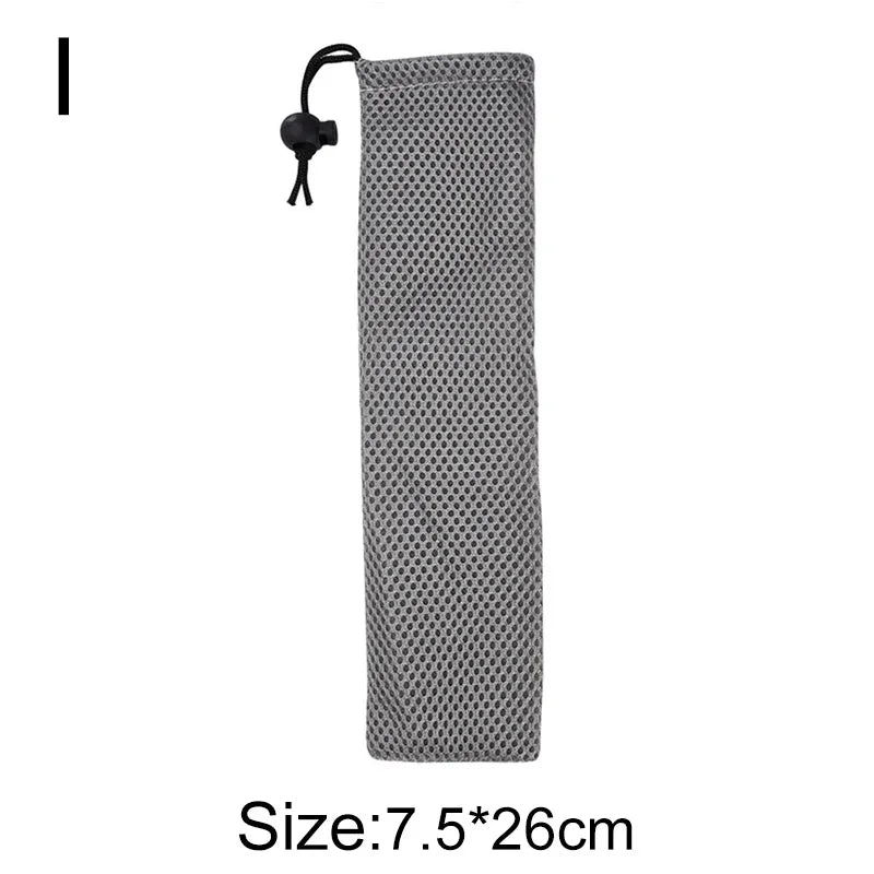 حقيبة أدوات مائدة DecorBites™ مصنوعة من القطن والكتان وحقيبة برباط للسفر وتناول الطعام في المنزل