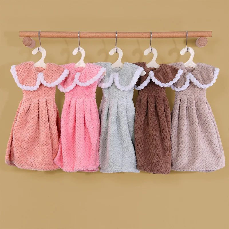 Toallas de mano de microfibra de coral terciopelo Decorbites™ para niños - Lindas y de secado rápido para niños