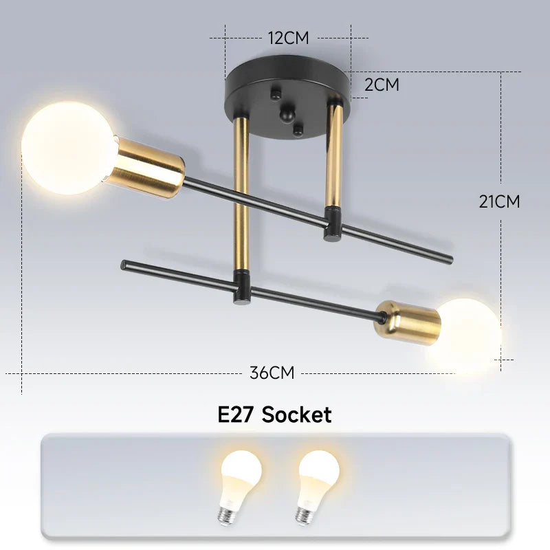 Lámpara colgante de techo LED DecorBites™ para cocina, sala de estar y decoración del hogar