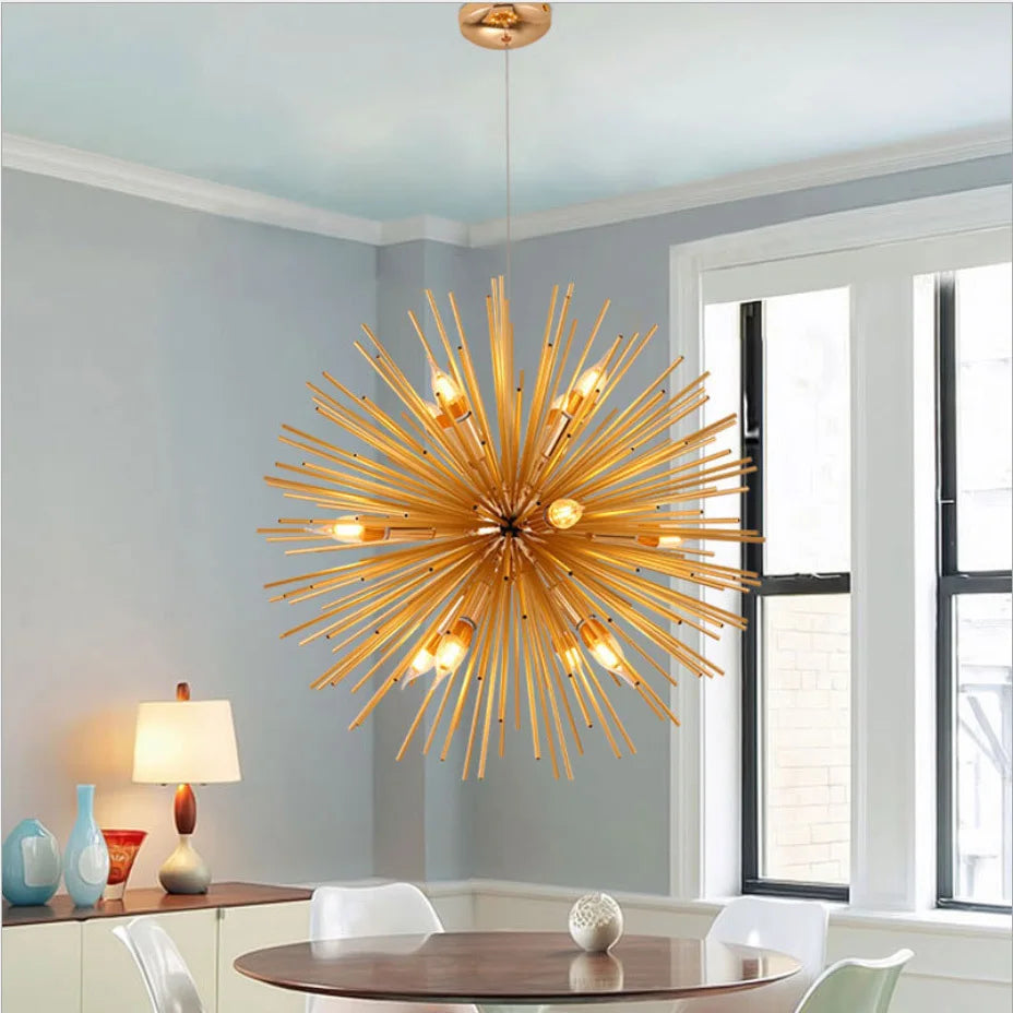 DecorBites™ Golden Ball Pendant Lamp for Home and Office décor