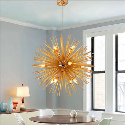 DecorBites™ Golden Ball Pendant Lamp for Home and Office décor
