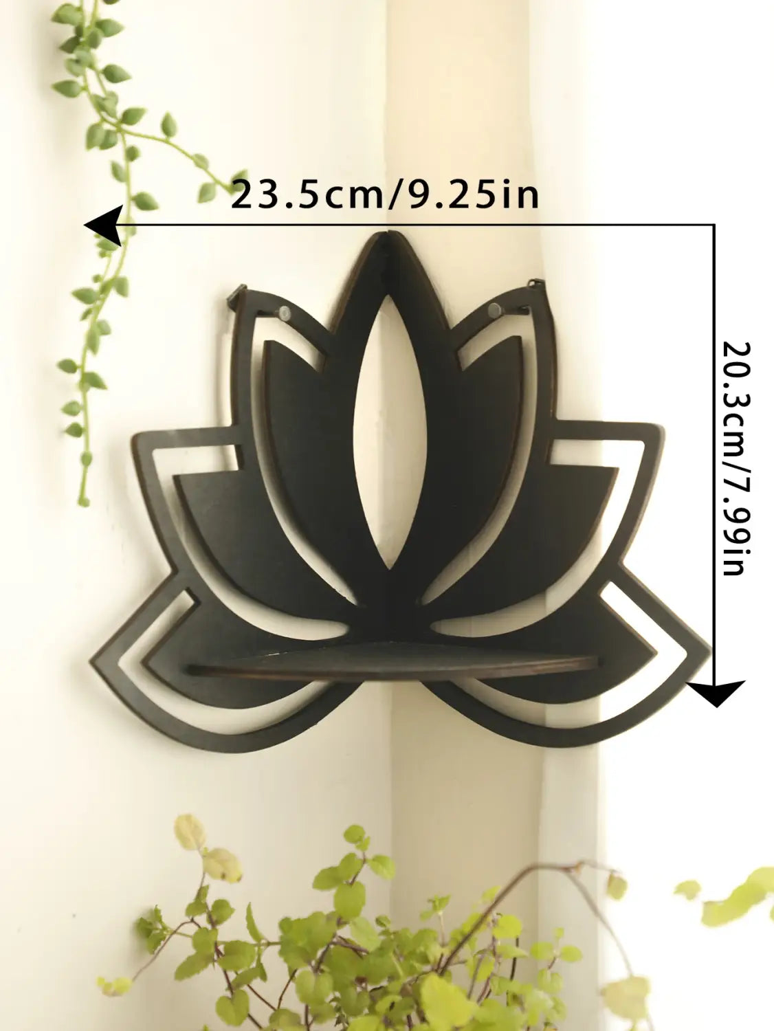DecorBites™ Lotus Floating Wall Shelf - Multi-Style Home Decor