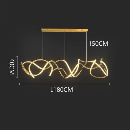 DecorBites™ LED Pendant Chandeliers for Dining and Living Room Decor