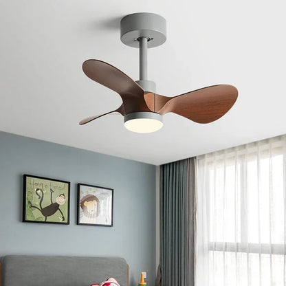 DecorBites™ 24-Inch Mini Ceiling Fan with Lights, Modern Design for Home and Office