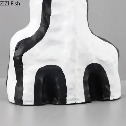 DecorBites™ Abstract Vase: Modern Design, Desk Decoration, Room Aesthetic Decor