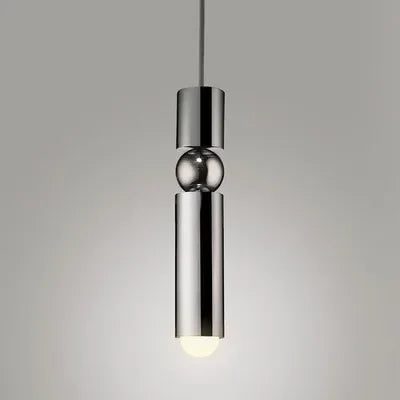 DecorBites™ Black Gold LED Tube Pendant Lamp for Home Shop Decoration