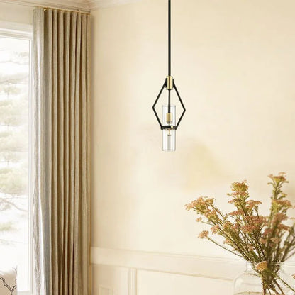 DecorBites™ Clear Glass E27 Bulb Pendant Lights for Dining Room, Kitchen, Bedroom