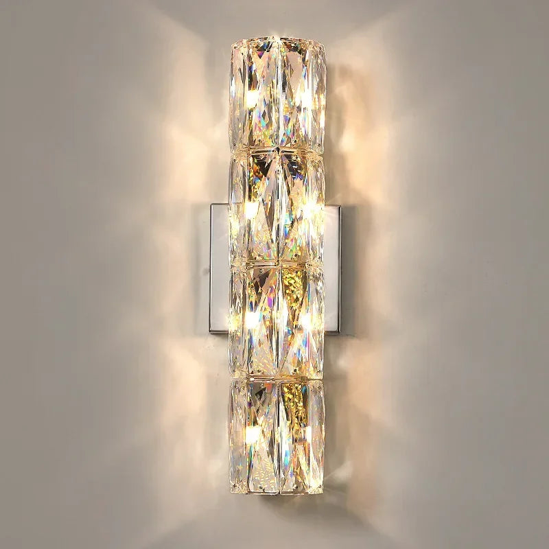 Lámpara de pared de cristal DecorBites™: Lujo de estilo nórdico para sala de estar y dormitorio