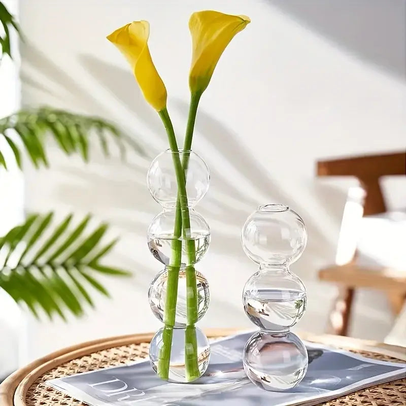 DecorBites™ Glass Bubble Hydroponic Vase for Wedding and Home
