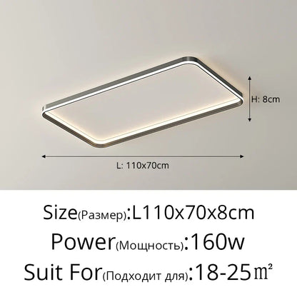 Lámpara de techo LED DecorBites™ para sala de estar, cocina, comedor y estudio. Iluminación interior moderna.