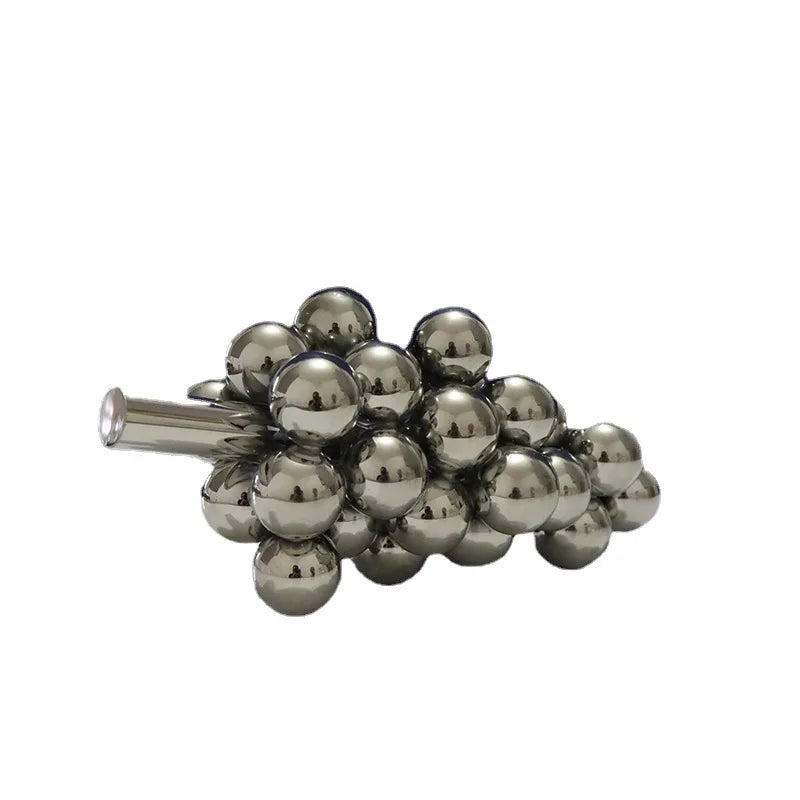 DecorBites™ Crystal Glass Geometric Grape Decor Figurine Gothica