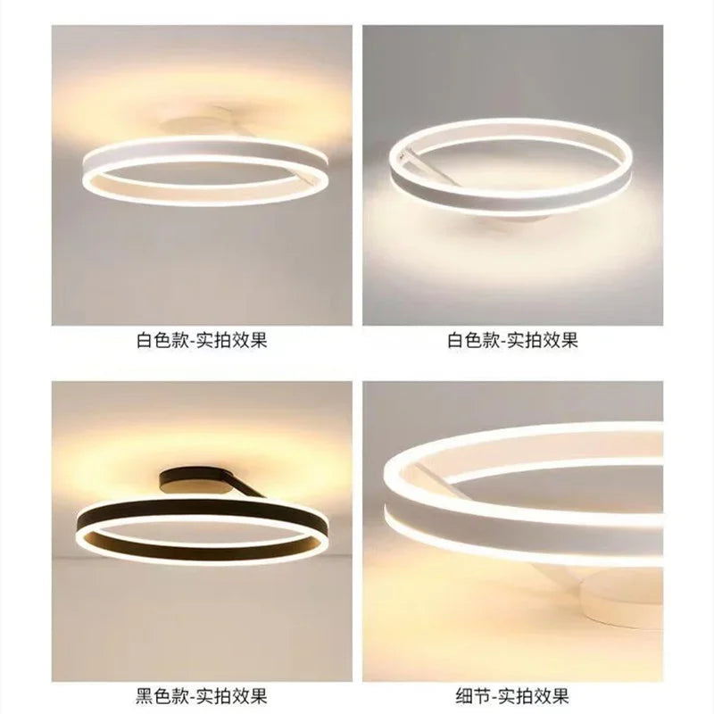 DecorBites™ LED Ring Chandelier for Dining Living Room Bedroom Decor