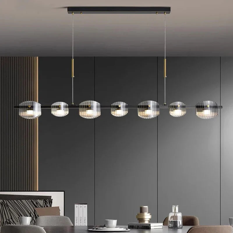 Black Industrial LED Pendant