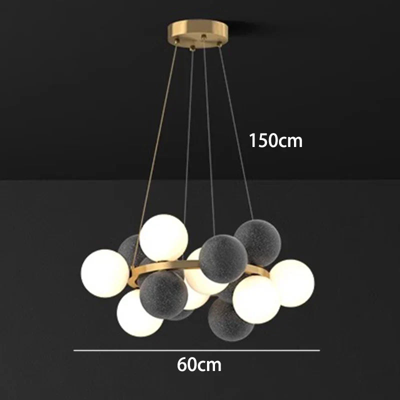 Lámparas de araña colgantes LED Decorbites™ para la decoración moderna del hogar, iluminación interior para sala de estar y comedor