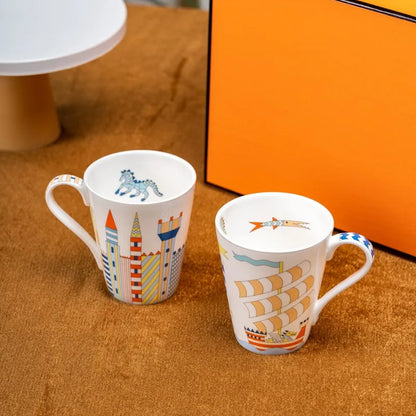 DecorBites™ Kids Bone China Tableware Set, Dinner Plates and Bowl, Birthday Gift