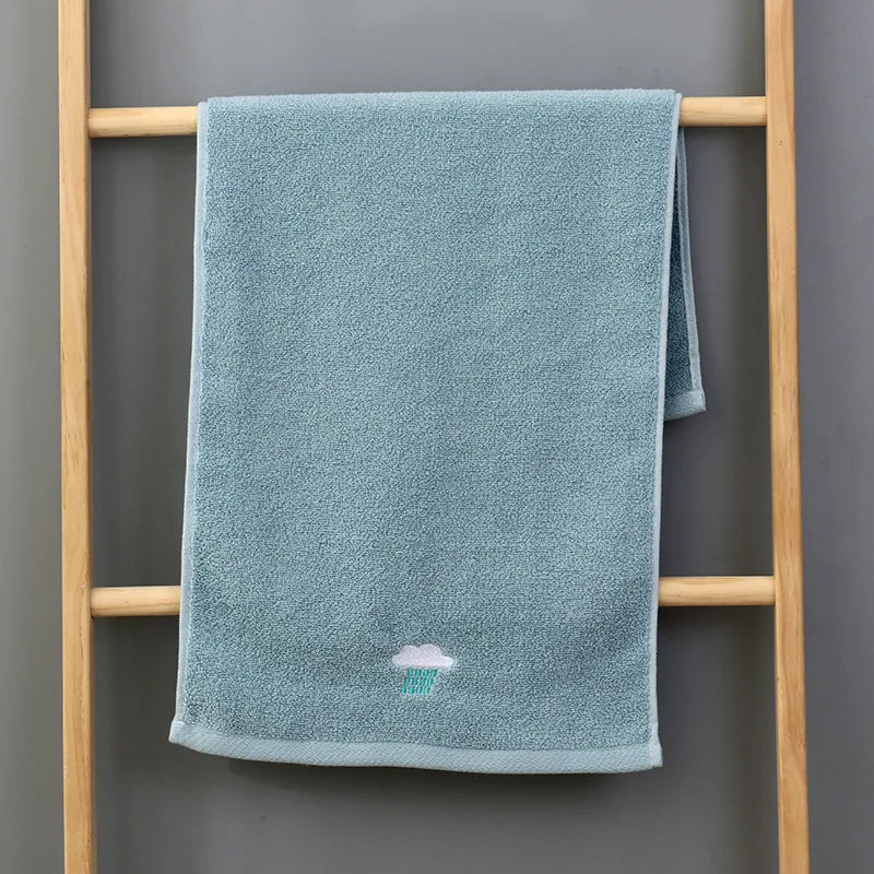 Cotton Weather Embroidery Towel