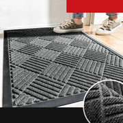 Alfombra de goma grande para interior y exterior Decorbites™ | Esterilla raspadora de zapatos duradera