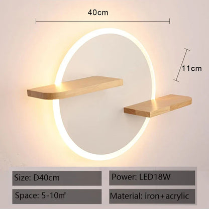 DecorBites™ LED Wall Lamp: Modern Nordic Design for Children's Room, Aisle, Bedroom, Living Room