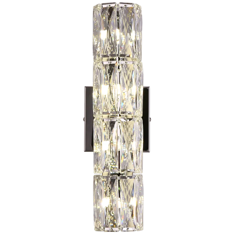 DecorBites™ Crystal Wall Lamp: Elegant Living Room TV Background Bedroom Bedside Light
